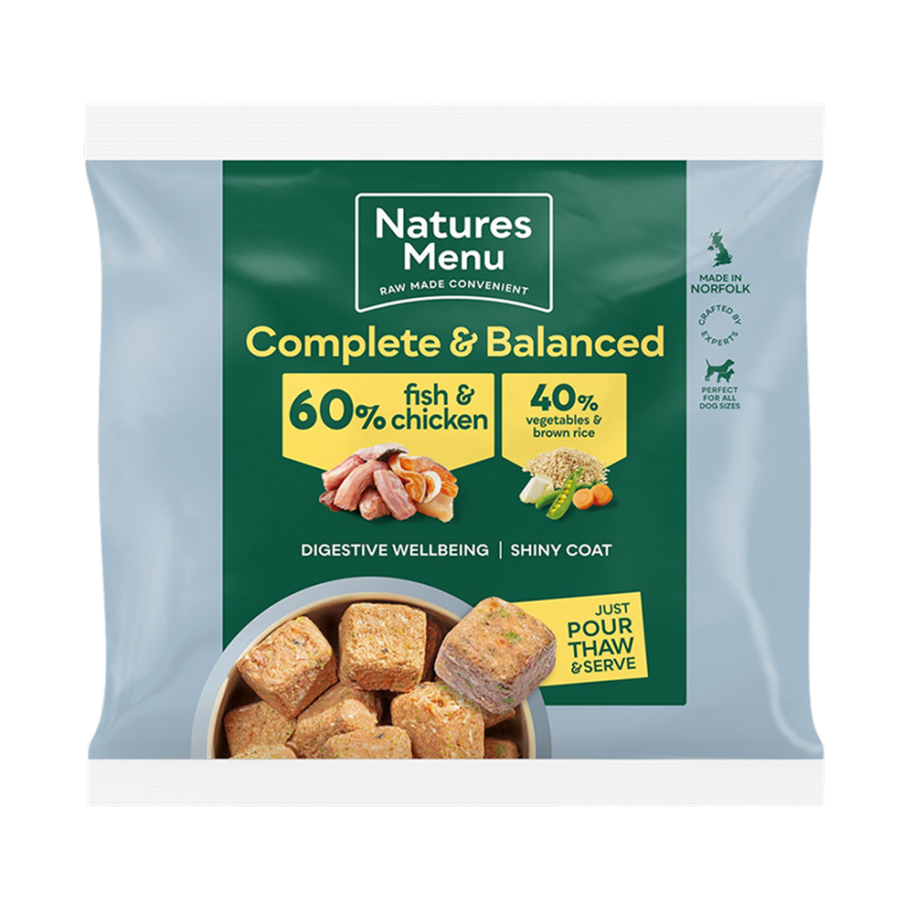 Natures Menu 60/40 Fish & Chicken Nuggets 1kg