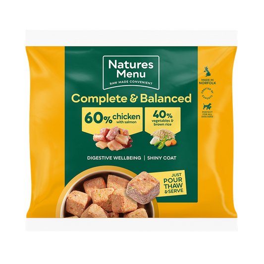 Natures Menu 60/40 Chicken & Salmon Nuggets 1kg