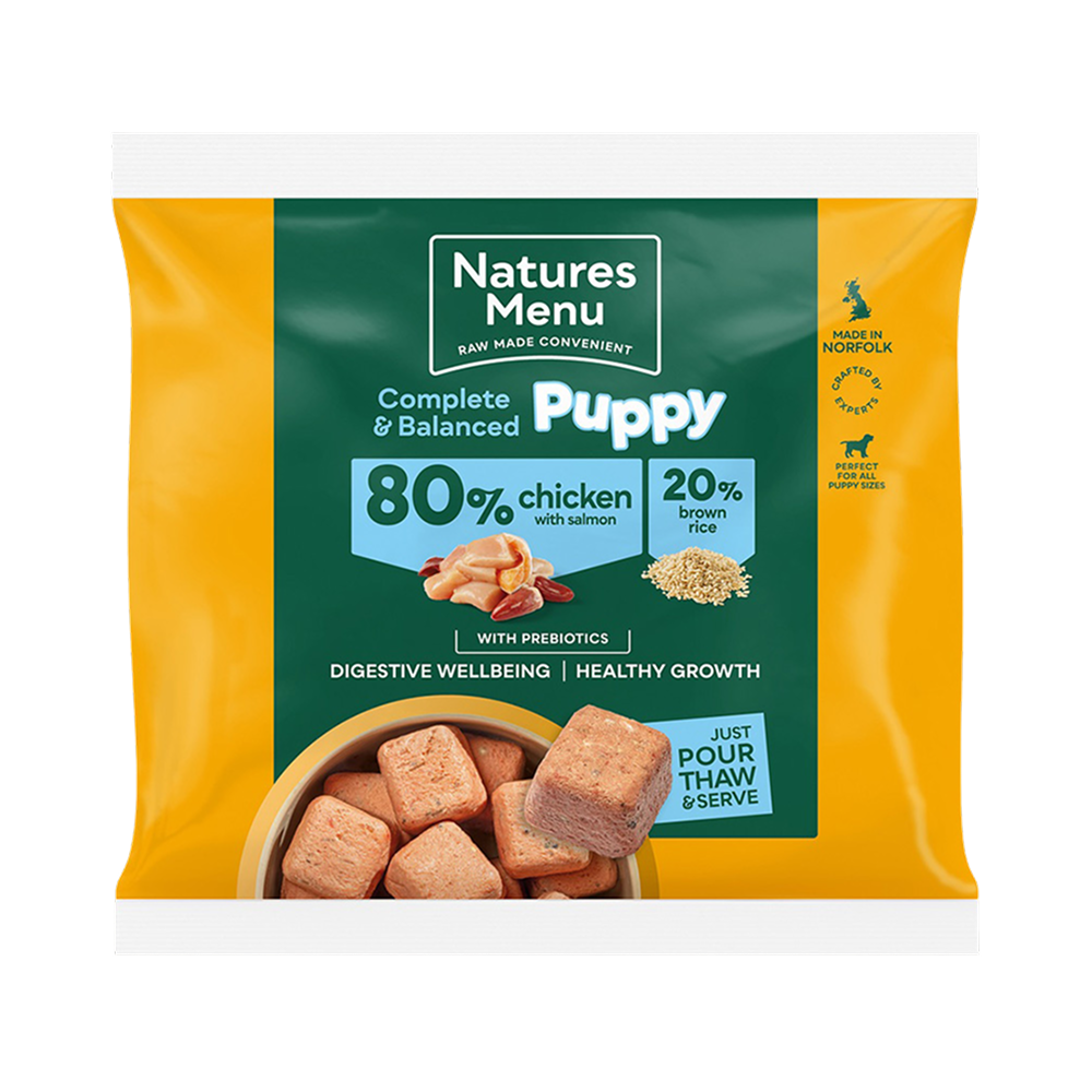 Natures Menu 80% Chicken and Salmon for Puppies