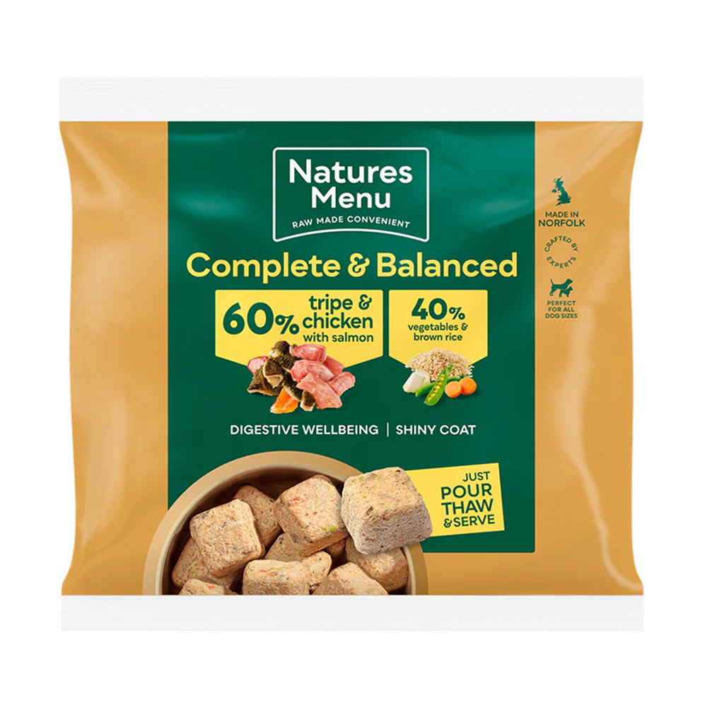 Natures Menu 60/40 Tripe & Chicken Nuggets 1kg