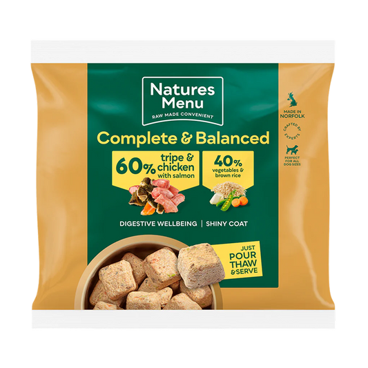 Natures Menu 60/40 Tripe & Chicken Nuggets 1kg