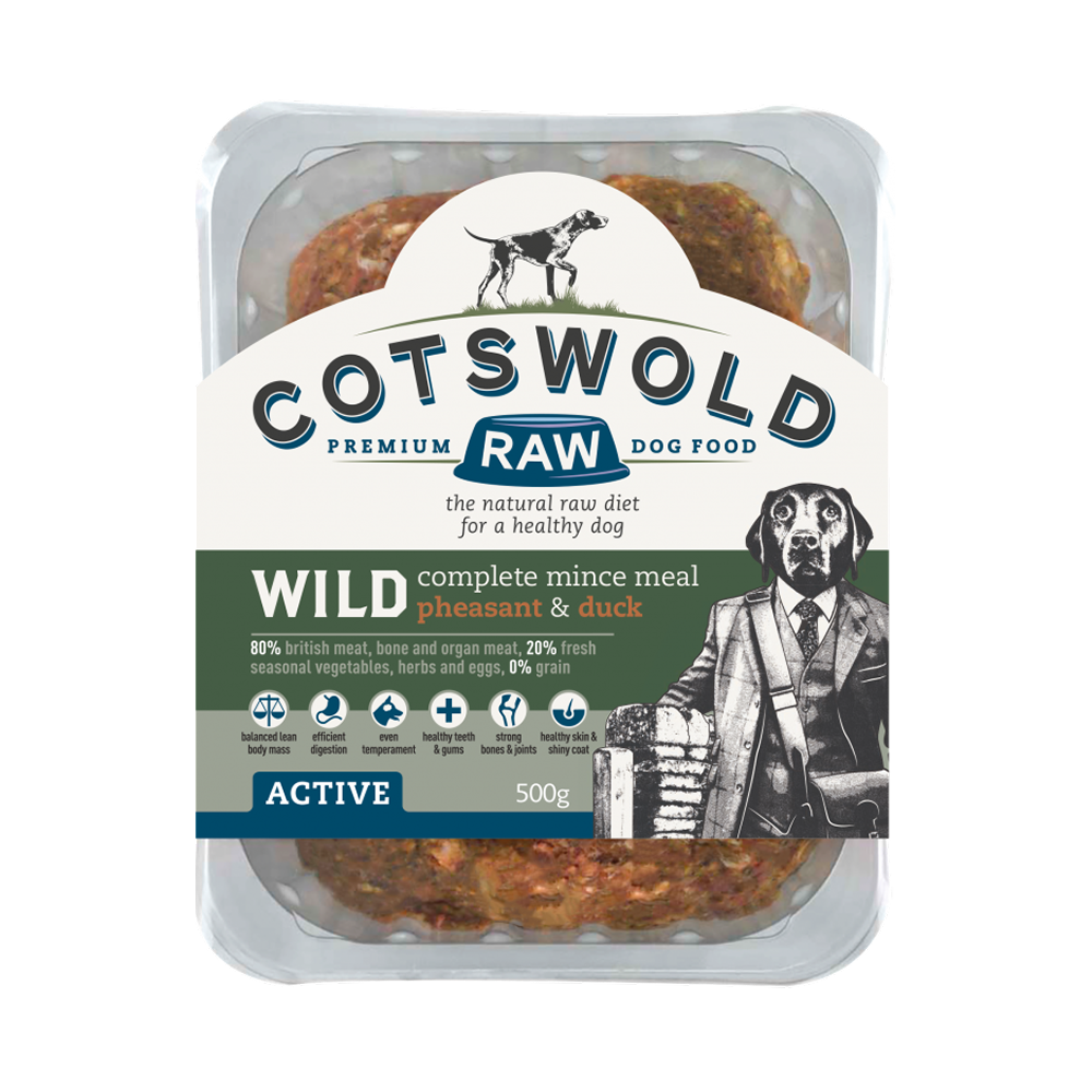Cotswold Raw 80/20 Adult Working Active Wild - Pheasant and Duck