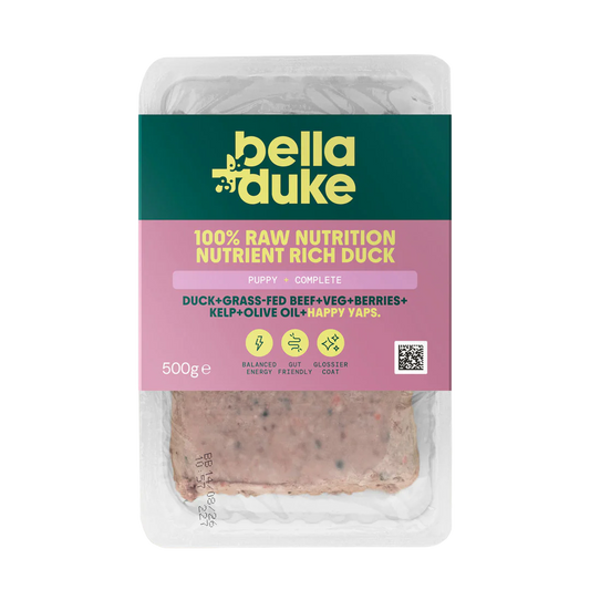 Bella + Duke Puppy Complete Duck 500g