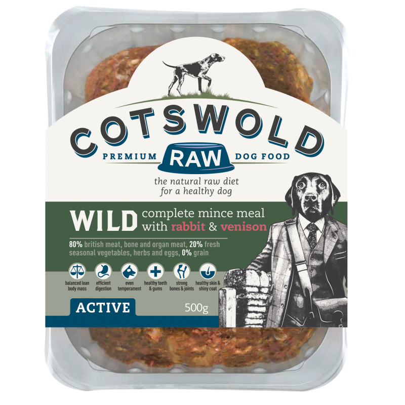 Cotswold Raw 80/20 Adult Working Active Wild - Rabbit and Venison