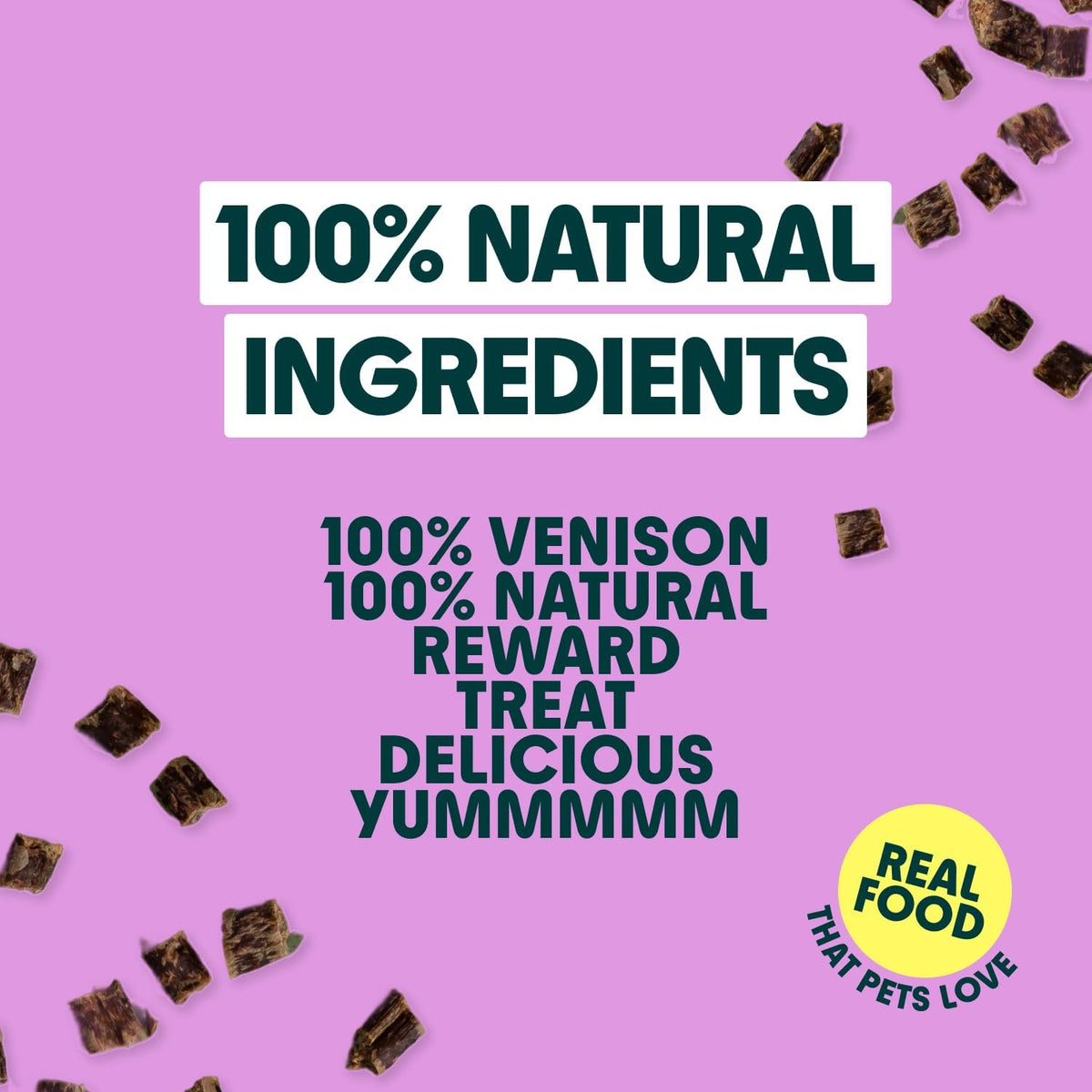 Bella + Duke Scrumptious Venison Treats 100g