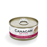 Canagan Wet Cat Food Can Chicken & Beef 75g