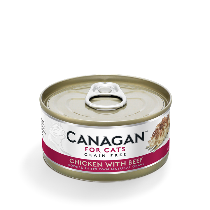 Canagan Wet Cat Food Can Chicken & Beef 75g