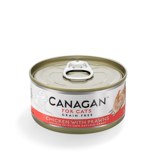 Canagan Wet Cat Food Can Chicken & Prawns 75g