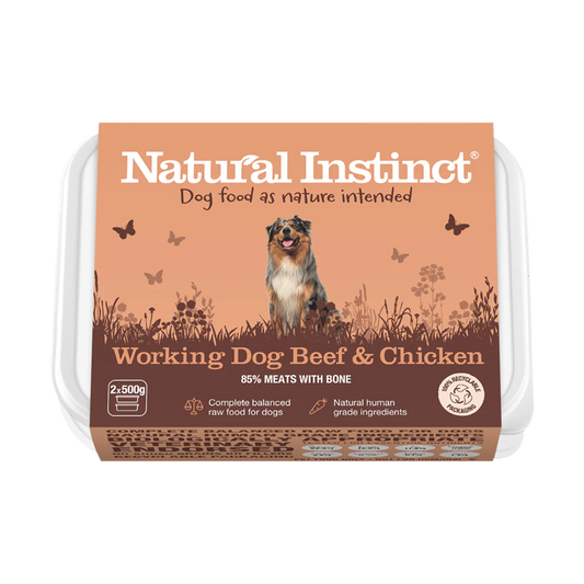 Natural Instinct Working Dog Wet Food - Beef & Chicken