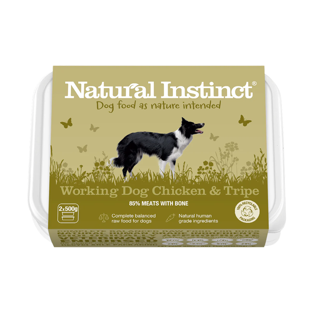 Natural Instinct Working Dog Wet Food - Chicken & Tripe