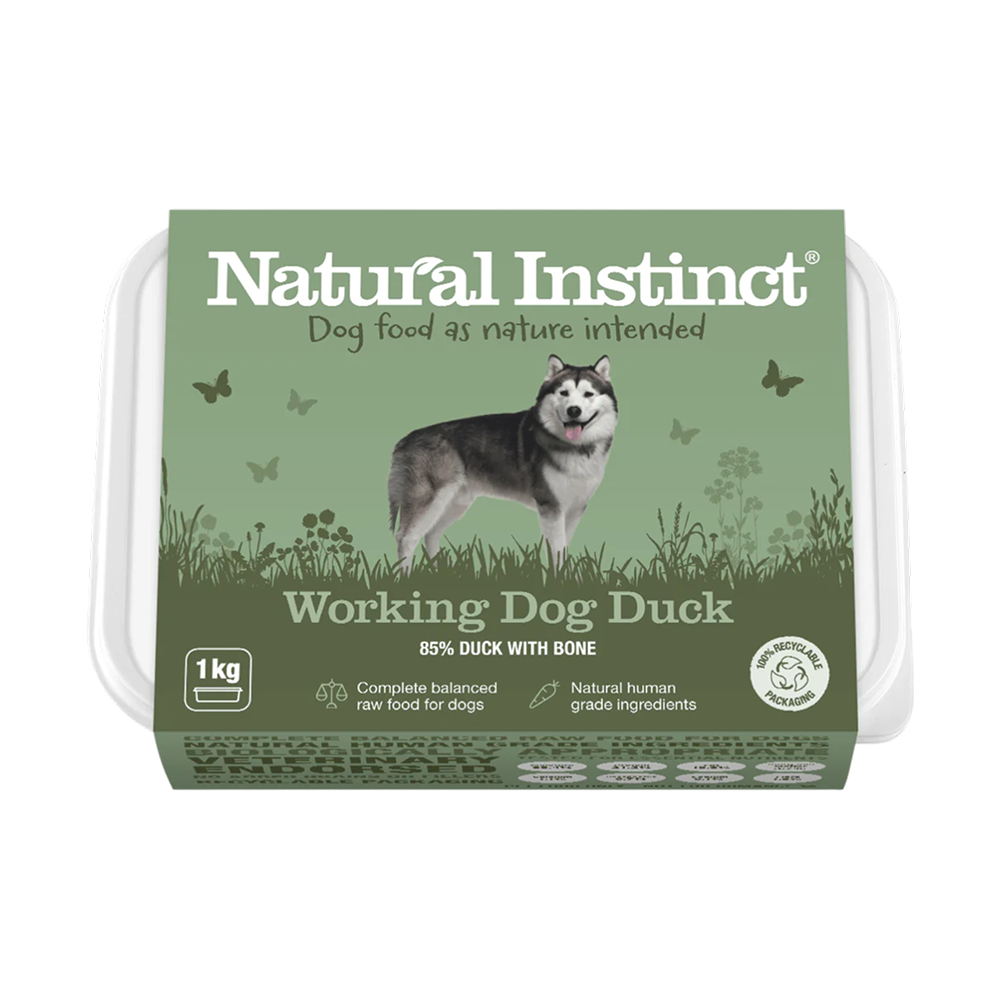 Natural Instinct Working Dog Wet Food - Duck