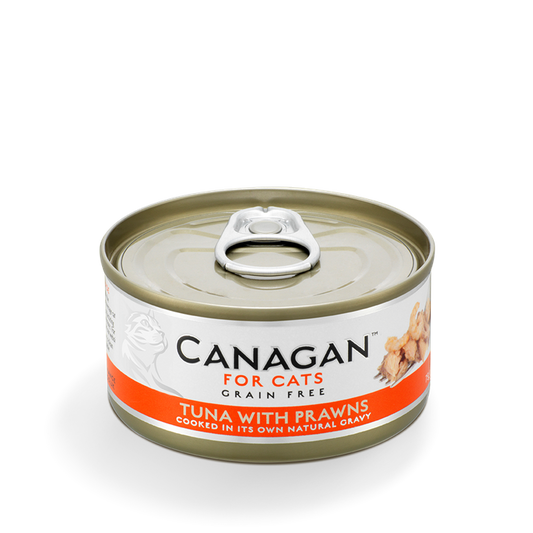 Canagan Wet Cat Food Can Tuna & Prawns 75g
