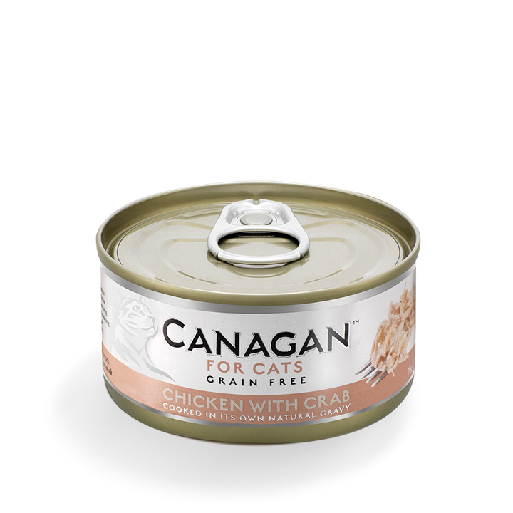 Canagan Wet Cat Food Can Chicken & Crab 75g