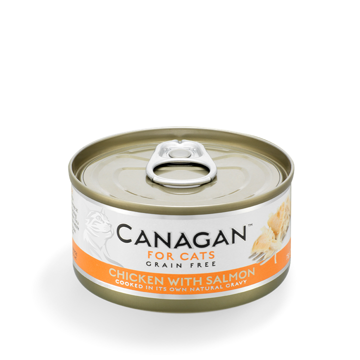 Canagan Wet Cat Food Can Chicken & Salmon 75g