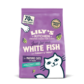 Lily's Kitchen Dry Cat Food Senior White Fish & Turkey 800g