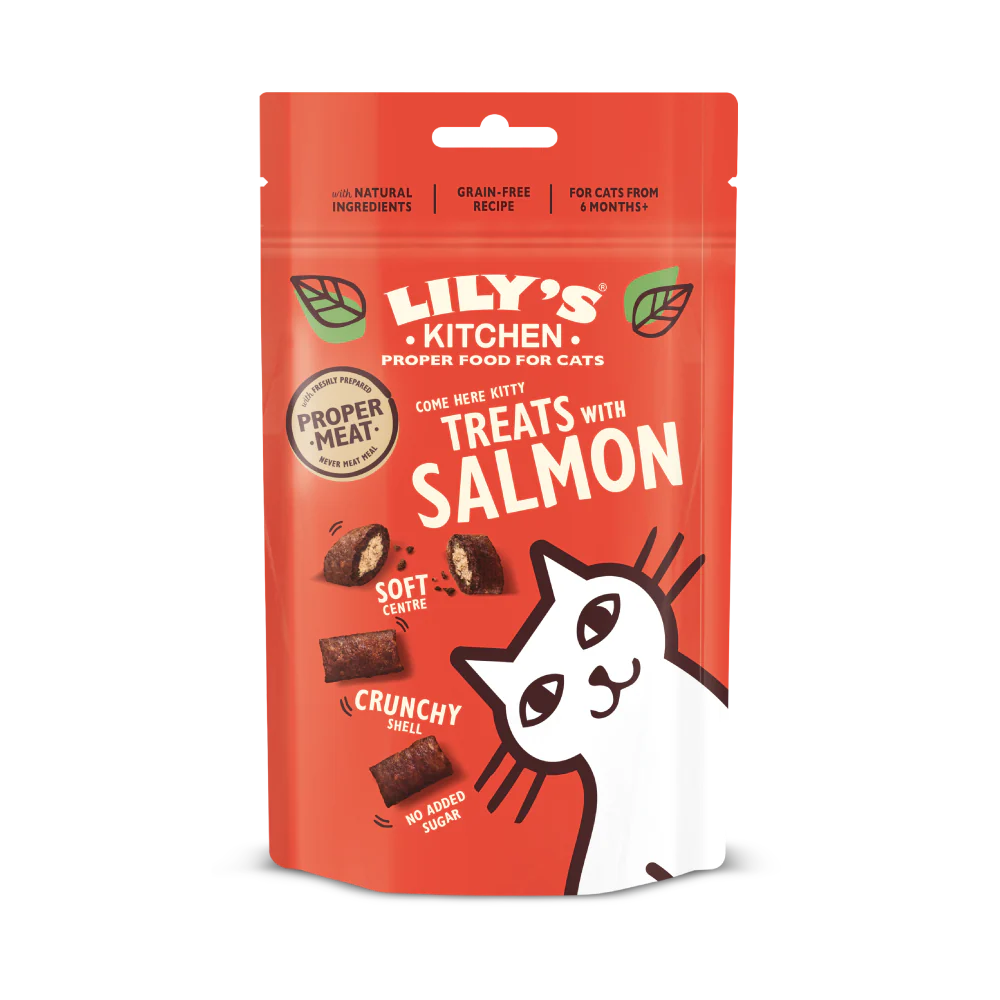 Lily's Kitchen Cat Pillow Treat Salmon 60g