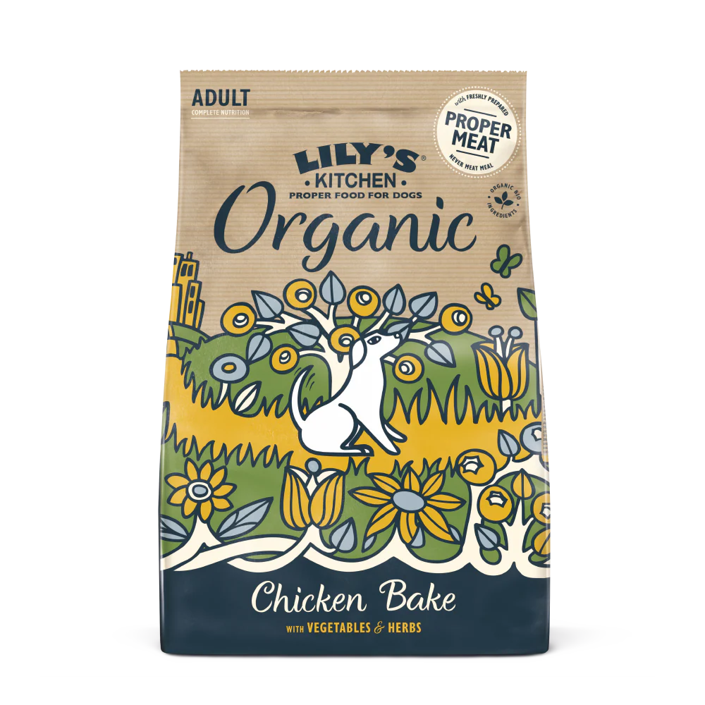Lily's Kitchen Organic Chicken Bake Dry Dog Food
