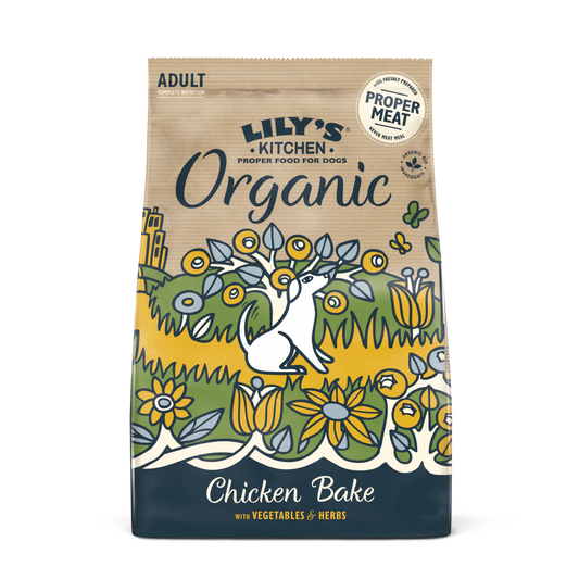 Lily's Kitchen Organic Chicken Bake Dry Dog Food