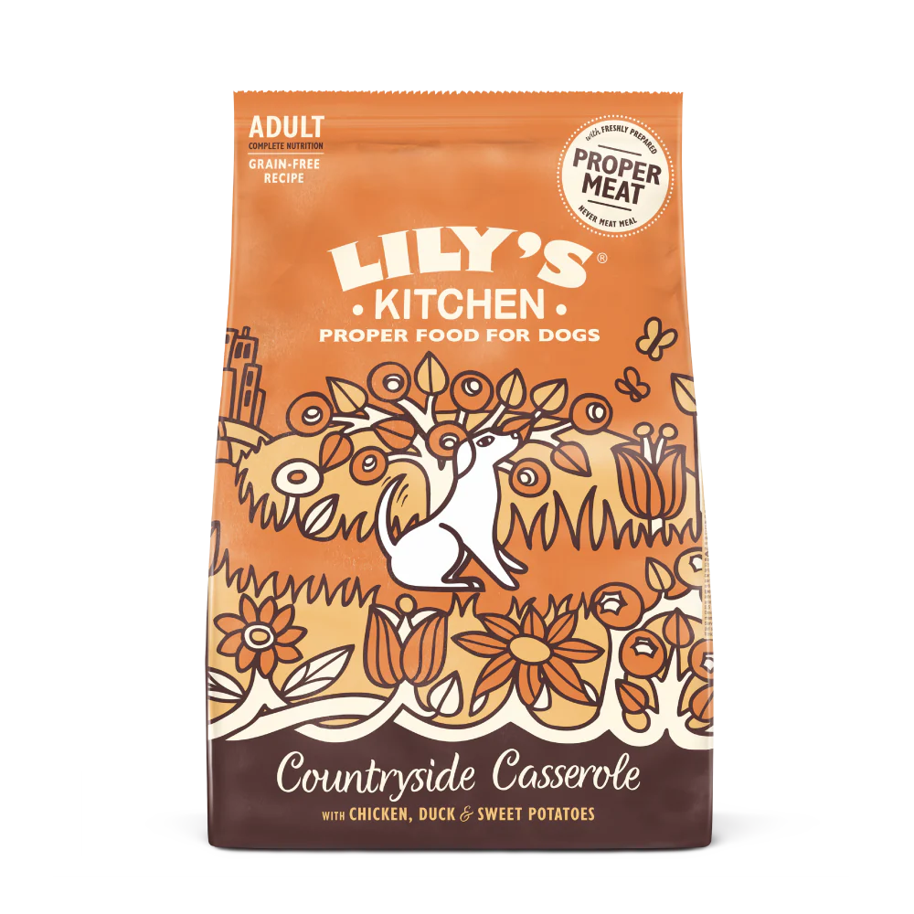 Lily's Kitchen Chicken & Duck Countryside Casserole Dry Dog Food