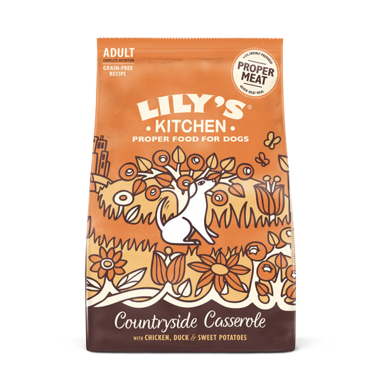 Lily's Kitchen Chicken & Duck Countryside Casserole Dry Dog Food